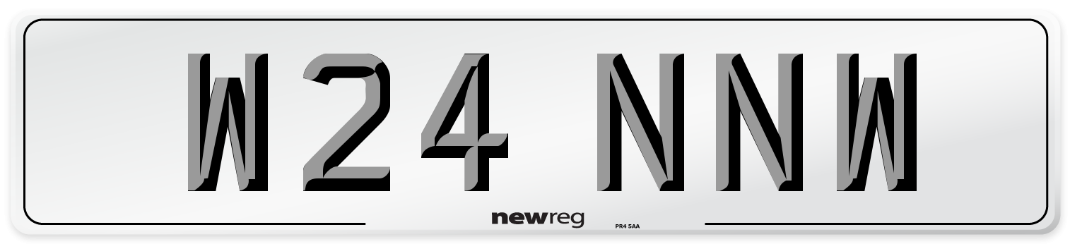 W24 NNW Number Plate from New Reg